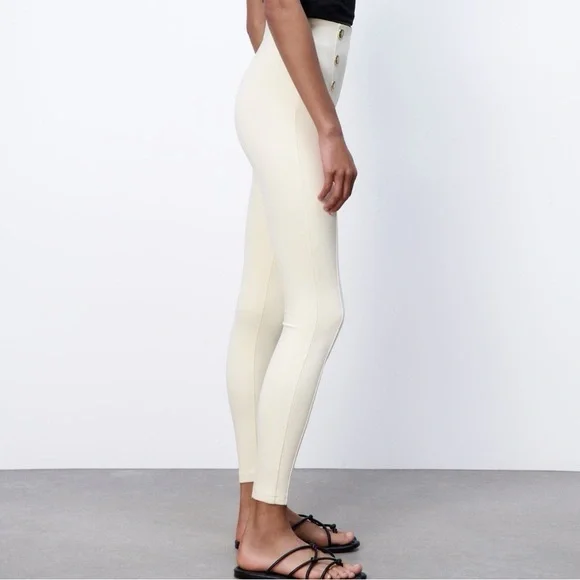 Zara button leggings - Picture 3 of 10